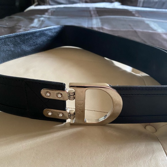 Christian Dior Black Leather belt. Brand New. - Picture 2 of 7